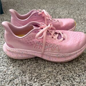 Hoka Pink Athletic Sneakers
